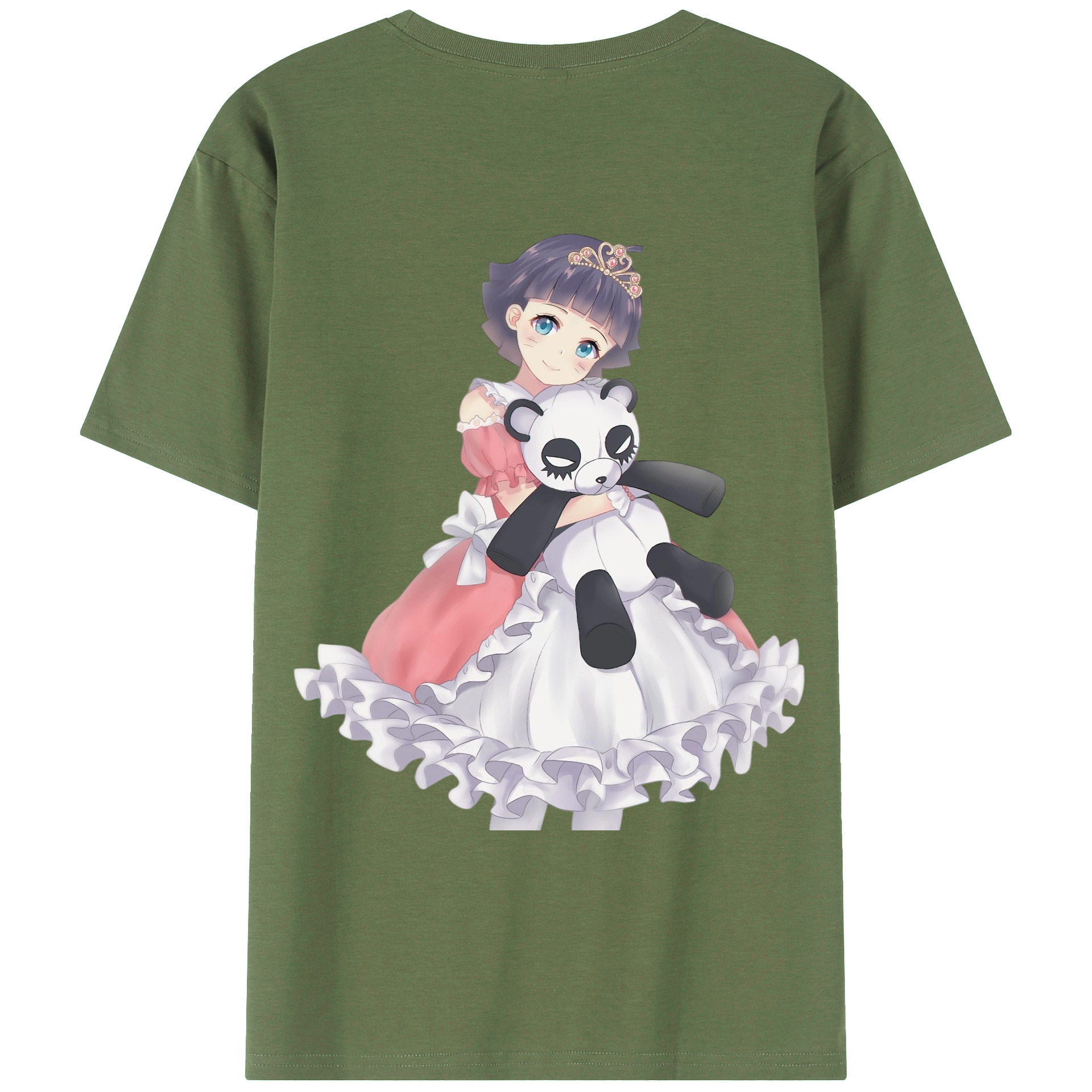 （画像用） NARUTO -ナルト- うずまき ヒマワリ Uzumaki Himawari 綿100％ メンズ半袖Tシャツ（バックプリント） 通気性